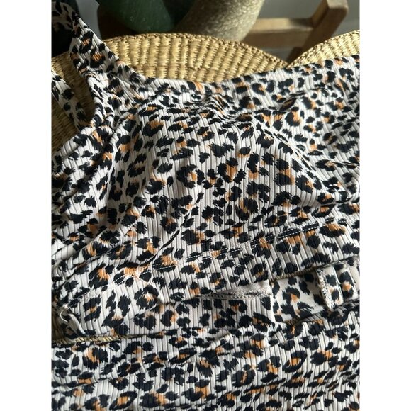 Xhilaration women’s size 16w/ 18w cheetah print two piece bathing suit - Picture 3 of 8